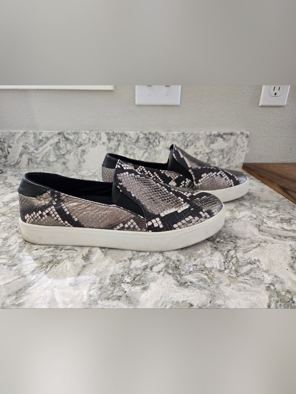 Cole Haan Snake Skin Print Slip-Ons
